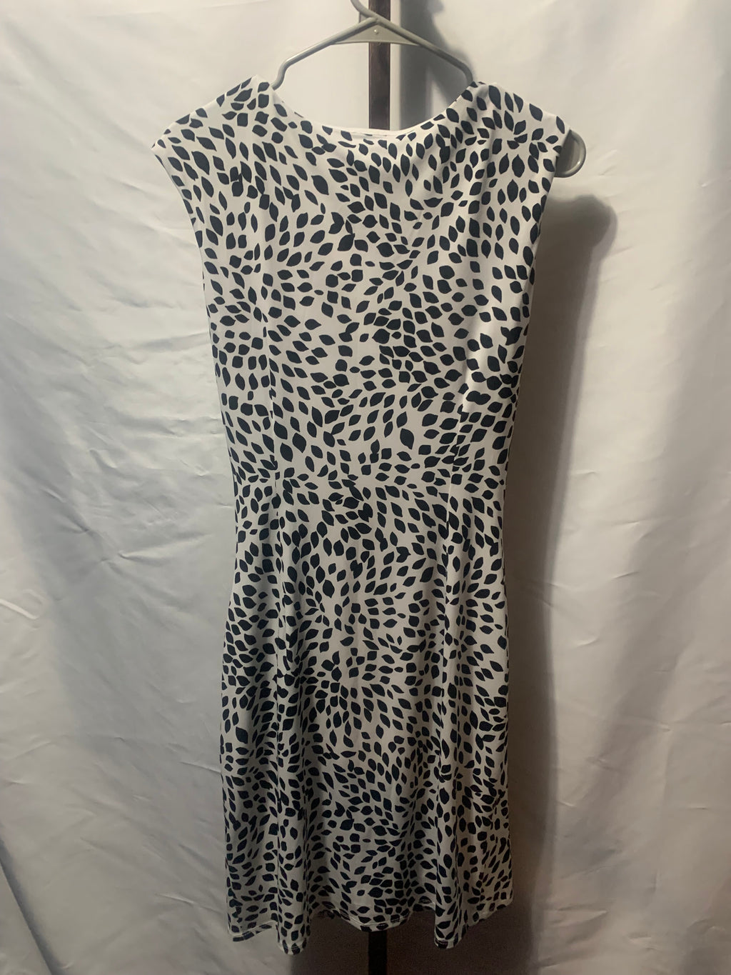 White House Black Market sleeveless cowl-neck sheath dress