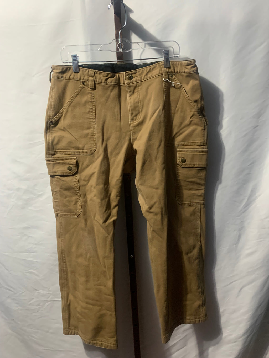 Duluth Trading Co. lined Tan Cargo Pants #cargo #outdoor