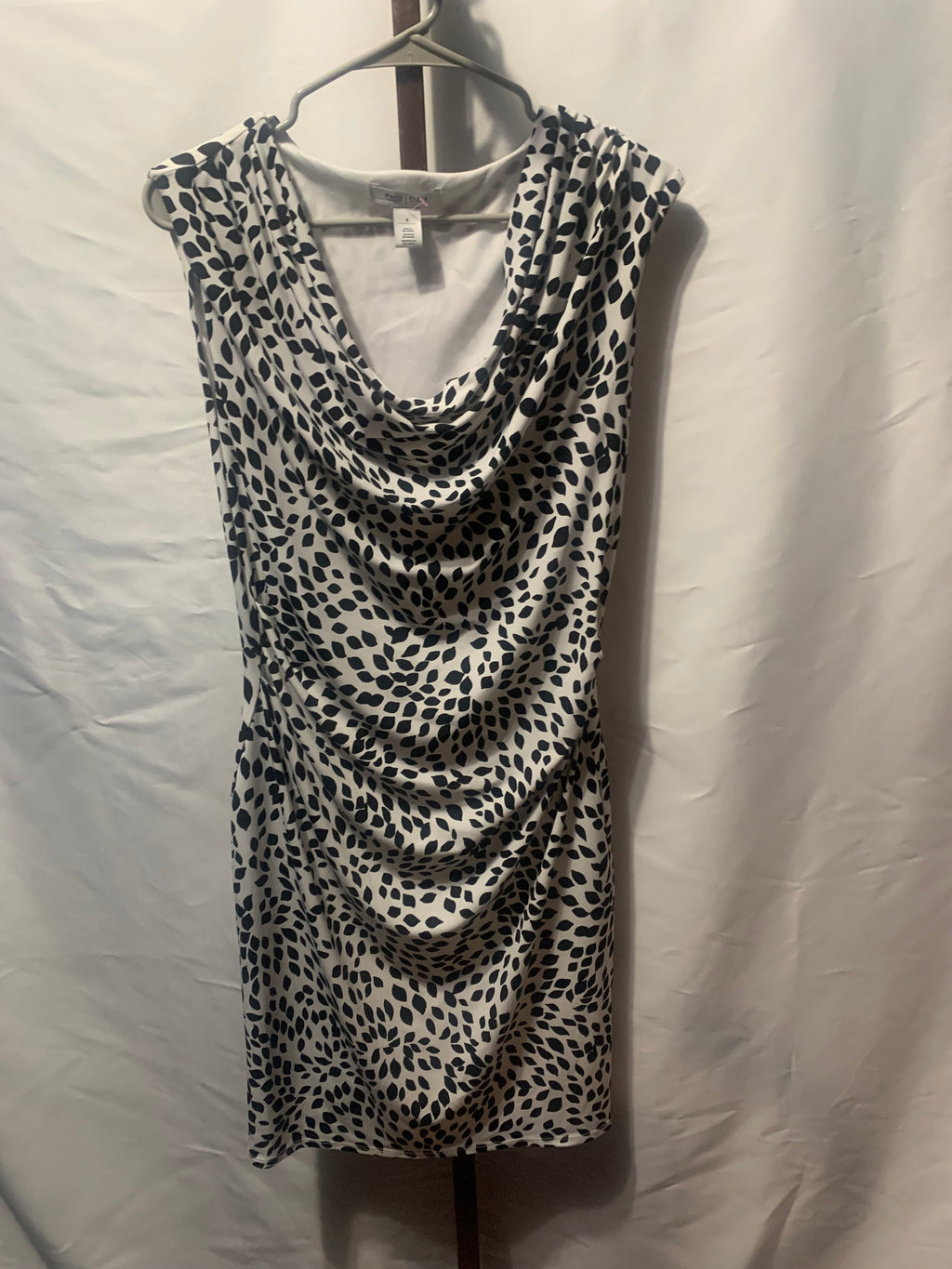 White House Black Market sleeveless cowl-neck sheath dress