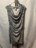White House Black Market sleeveless cowl-neck sheath dress