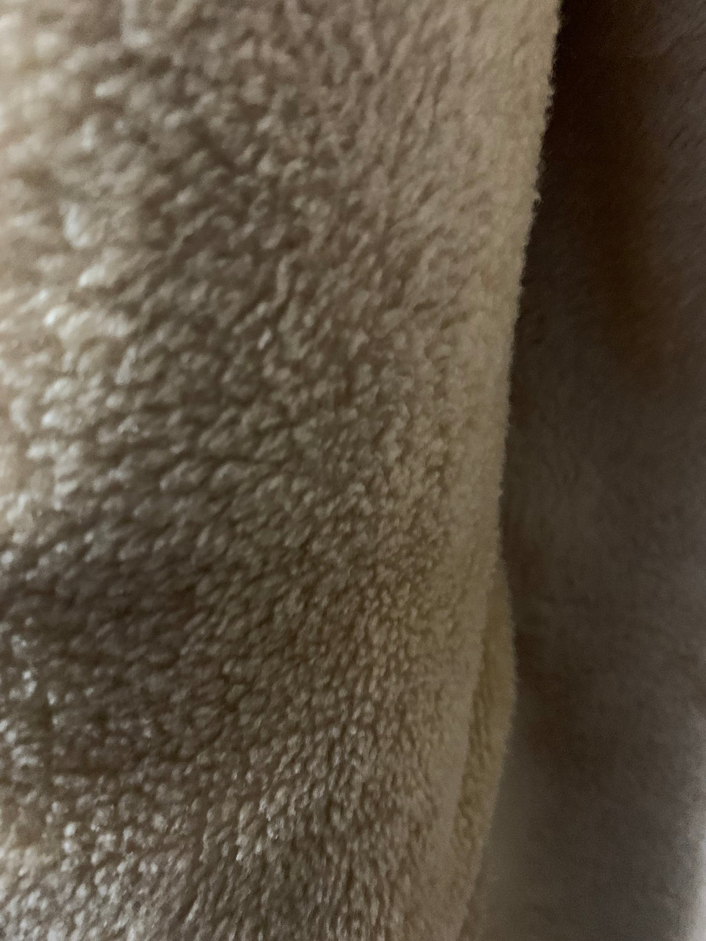 Novina by Mr McMurray medium Tan faux leather jacket with fur lining, size M #leatherjacket #fur