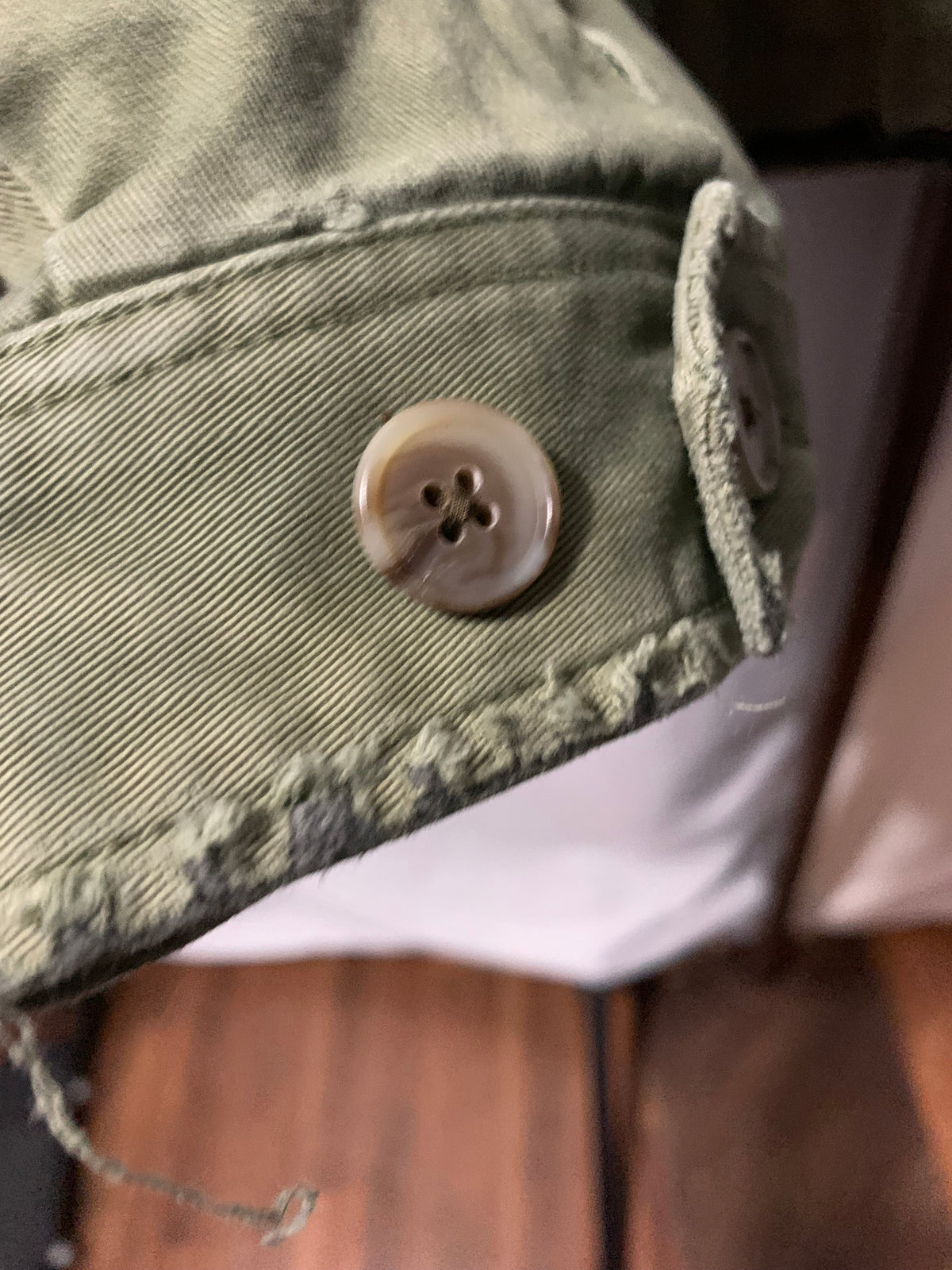 Lands' End olive green jacket sizeL 43/44 #outdoor