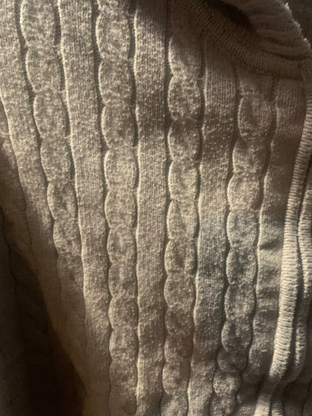 Pink Rose  Size Medium (M)  Women's Full-Zip Cable-Knit Hooded Sweater / Cardigan Hoodie.