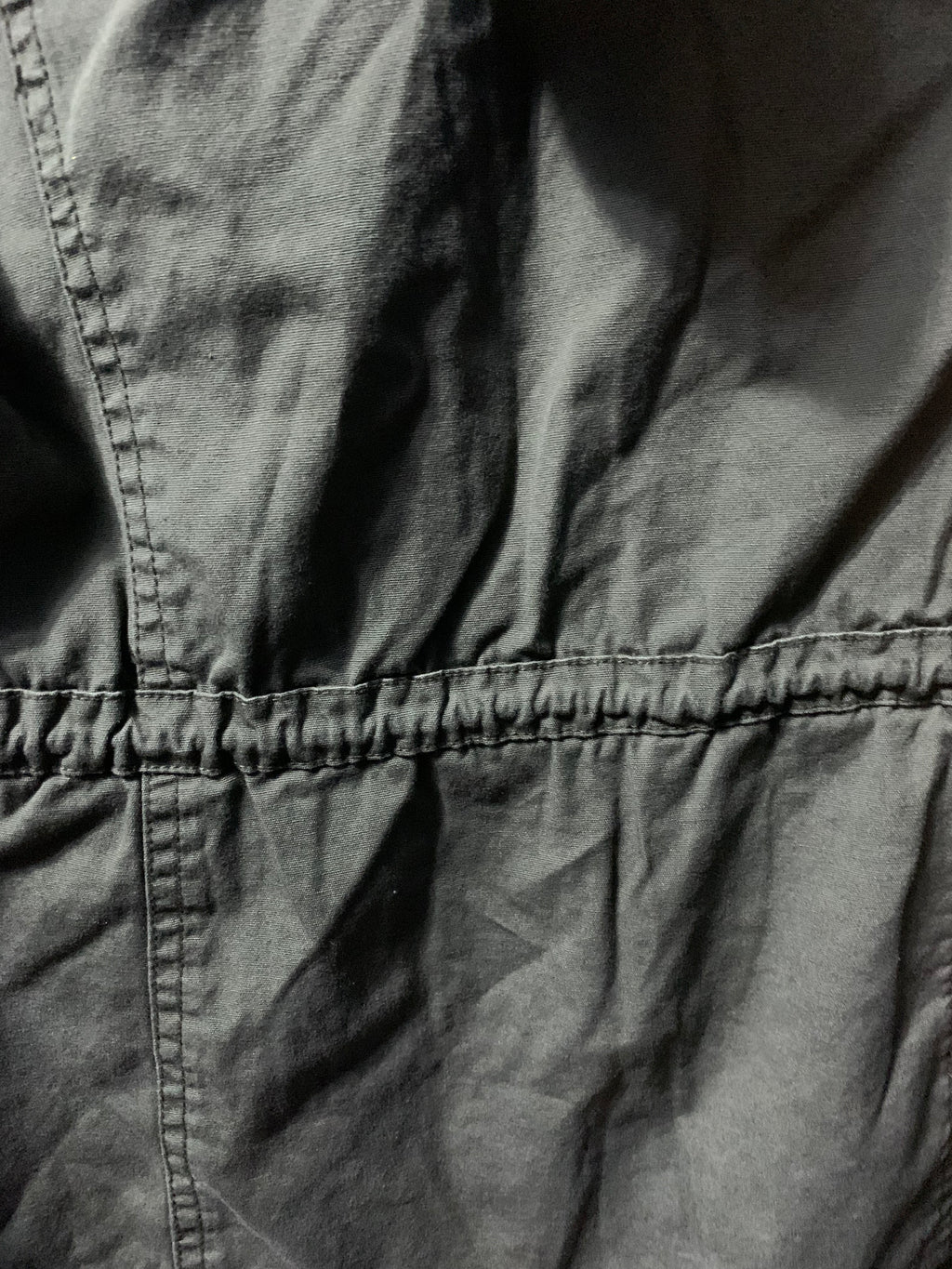 Chocolate USA olive green military jacket with adjustable waist and multiple pockets #military #utility