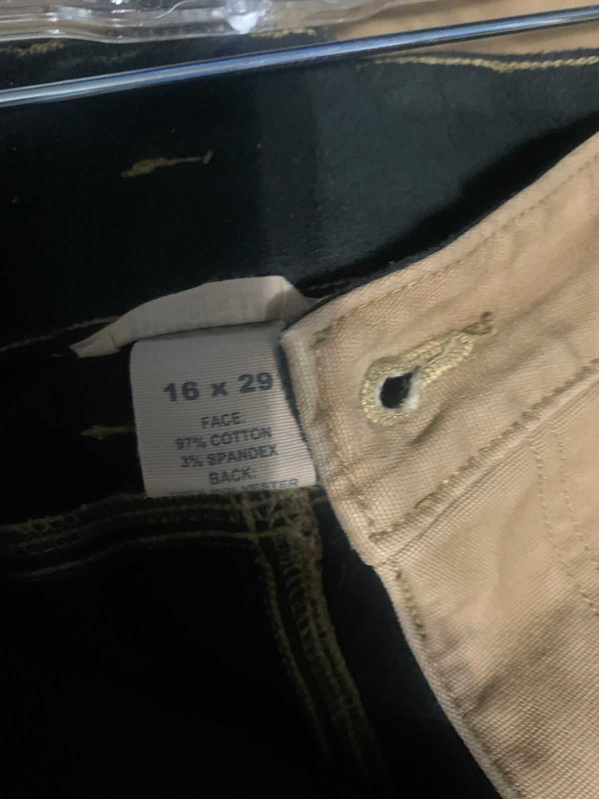 Duluth Trading Co. lined Tan Cargo Pants #cargo #outdoor