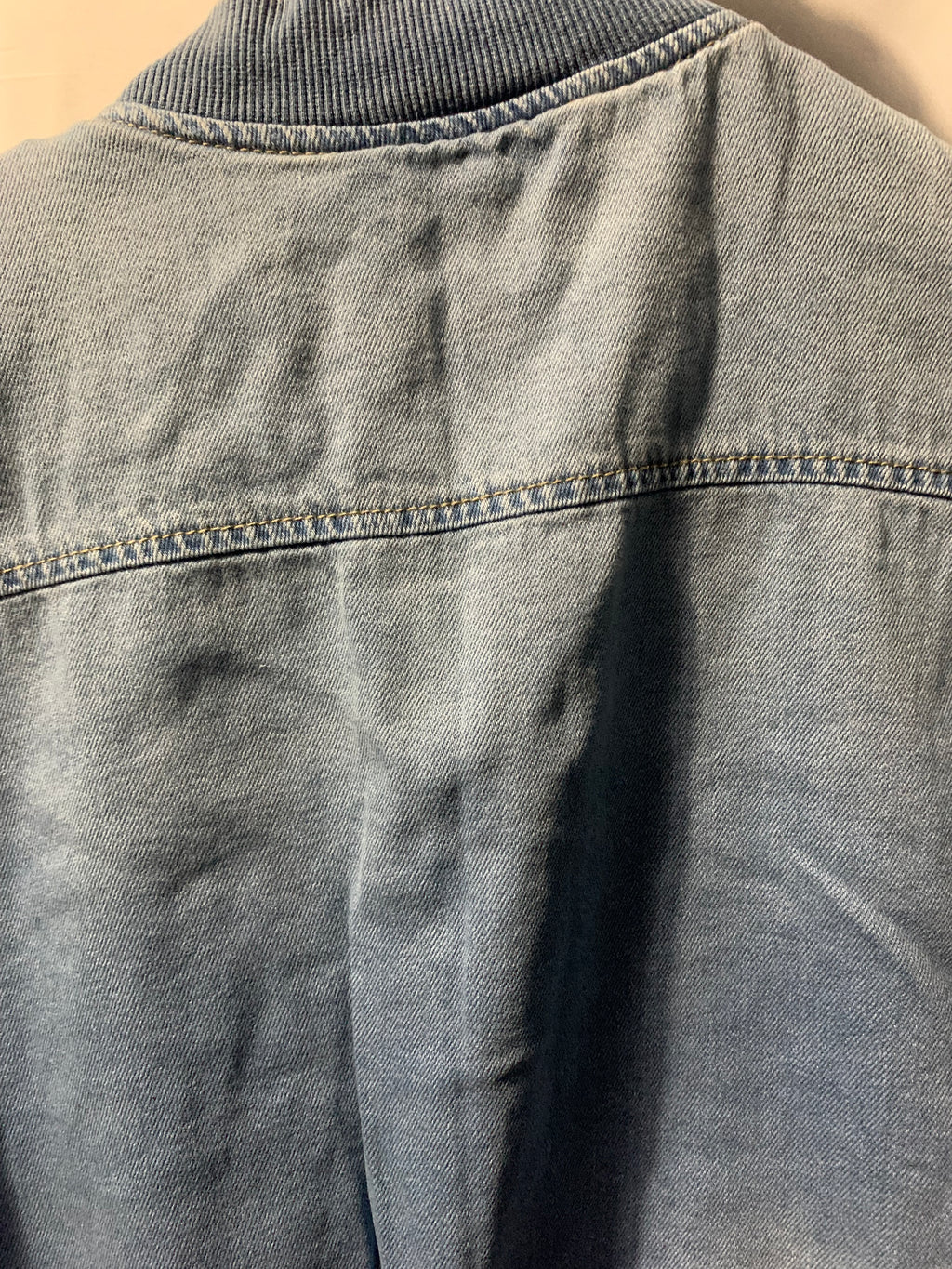 Highway Jeans blue denim bomber jacket #bomber #denim