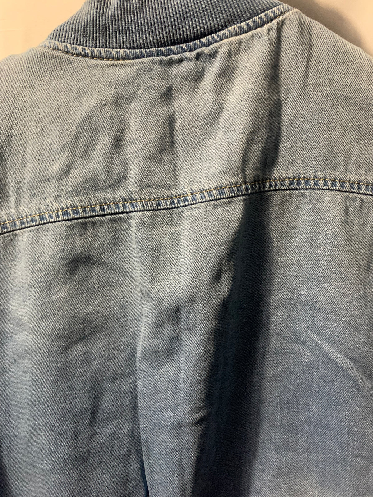 Highway Jeans blue denim bomber jacket #bomber #denim