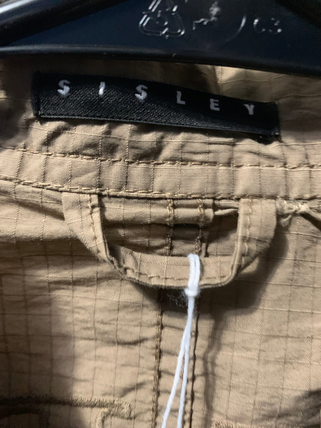 Sisley Italian Vintage Biker Jacket | Khaki Racing Patches & Embroidery