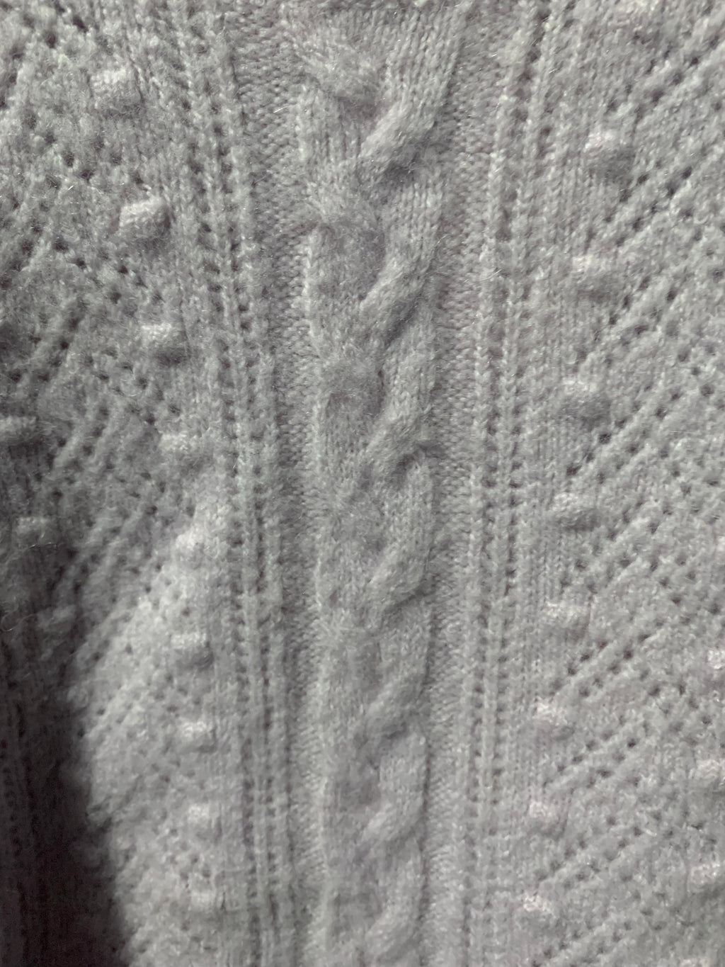 J.Crew light purple cable knit sweater in XS #jcrew #knitwear