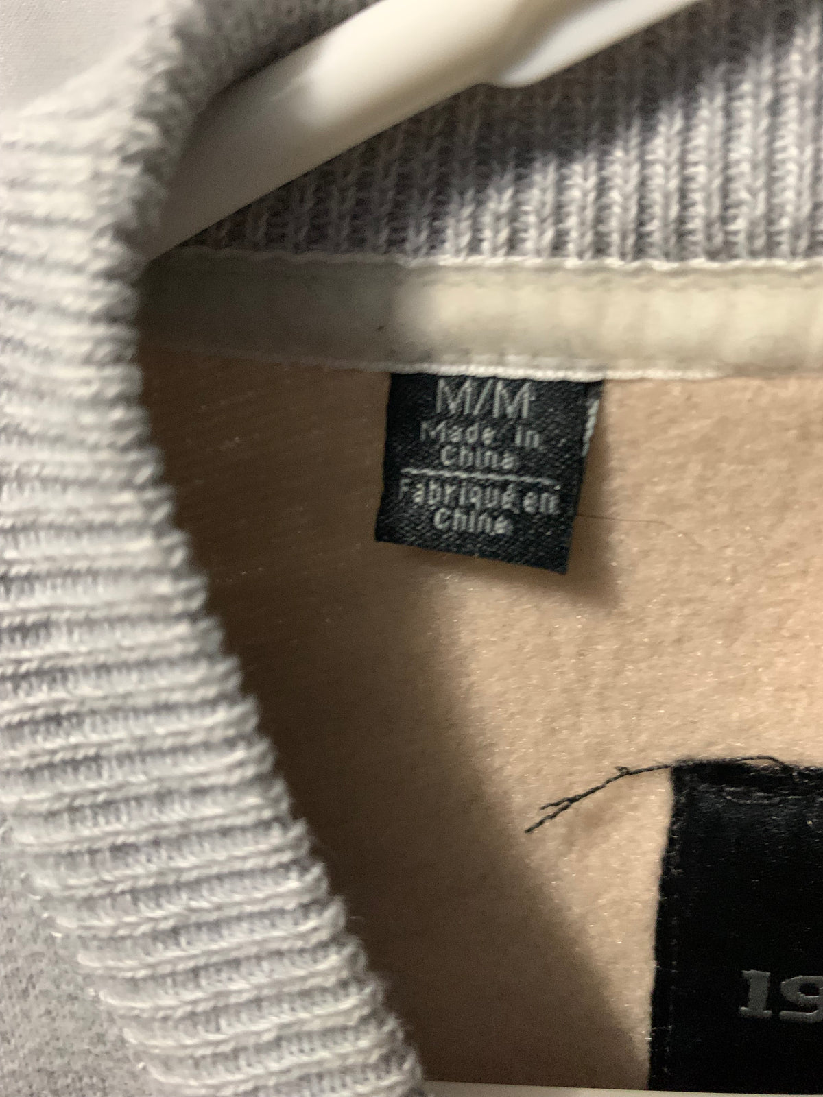 Buffalo David Bitton 1980/ 90s vintage gray, black, and white horizontal striped sweater