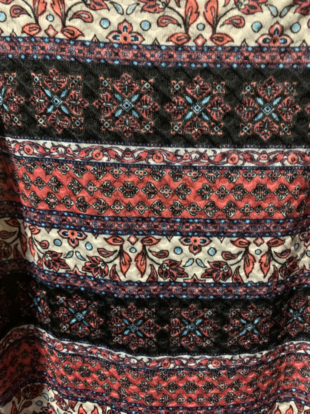 Xhilaration brown and black geometric patterned dress with zipper back, size XL #geometric #boho