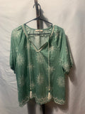 Vivilli short-sleeve boho blouse