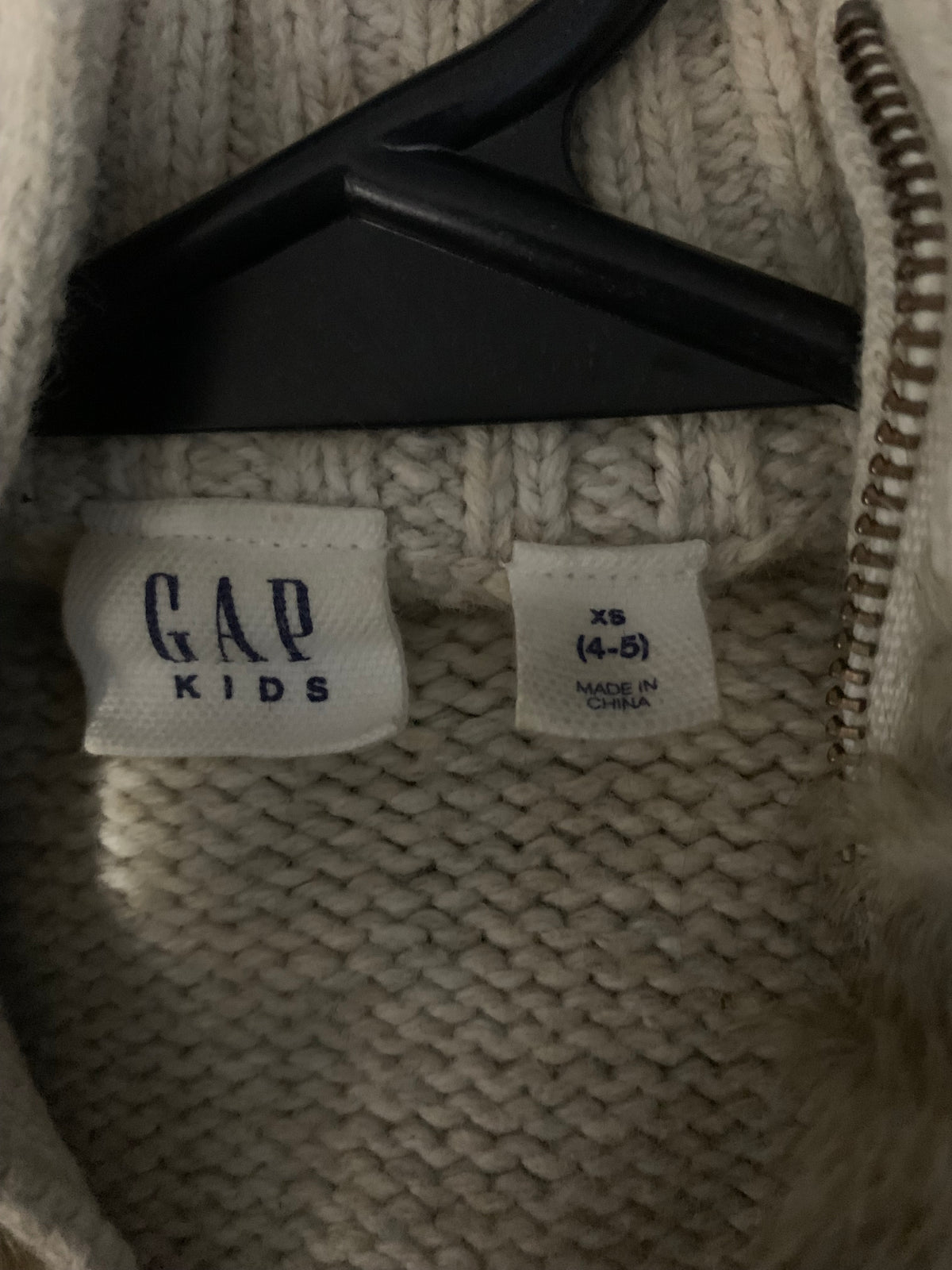 Gap Kids XS (4-5) Faux Fur Vest