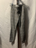 Hollister Co. ultra high rise white/black houndstooth pants in XS