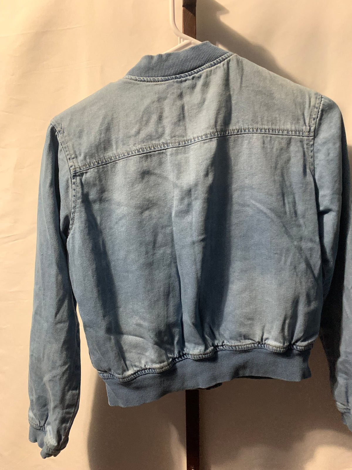 Highway Jeans blue denim bomber jacket #bomber #denim