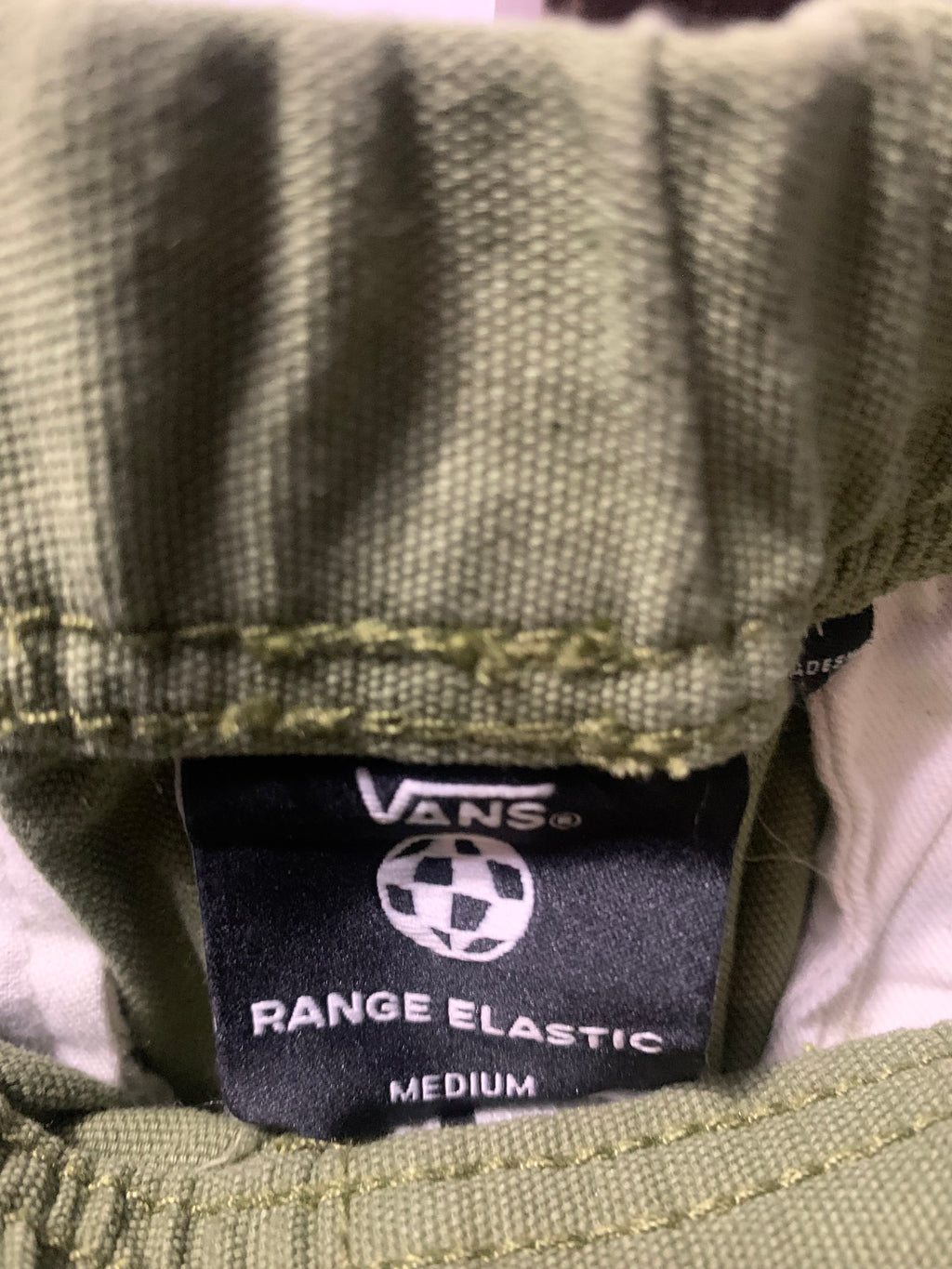 Vans Range Elastic Pants
Size: Medium
Color: Olive Green
#skater #elastic