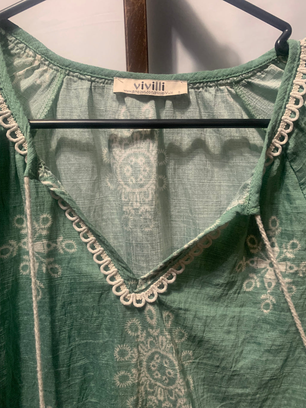 Vivilli short-sleeve boho blouse