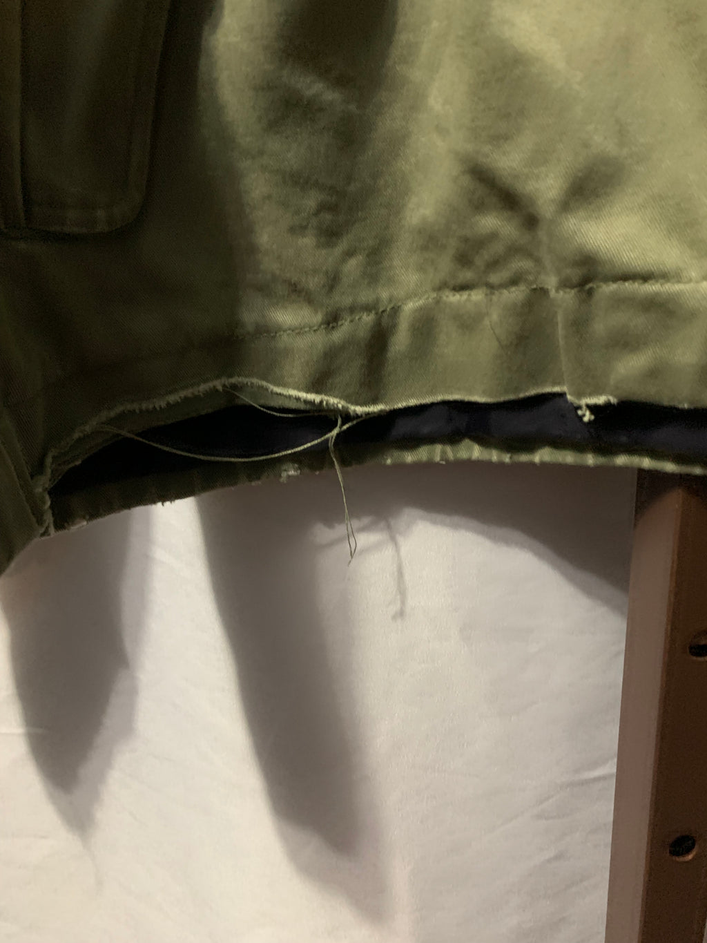 Lands' End olive green jacket sizeL 43/44 #outdoor
