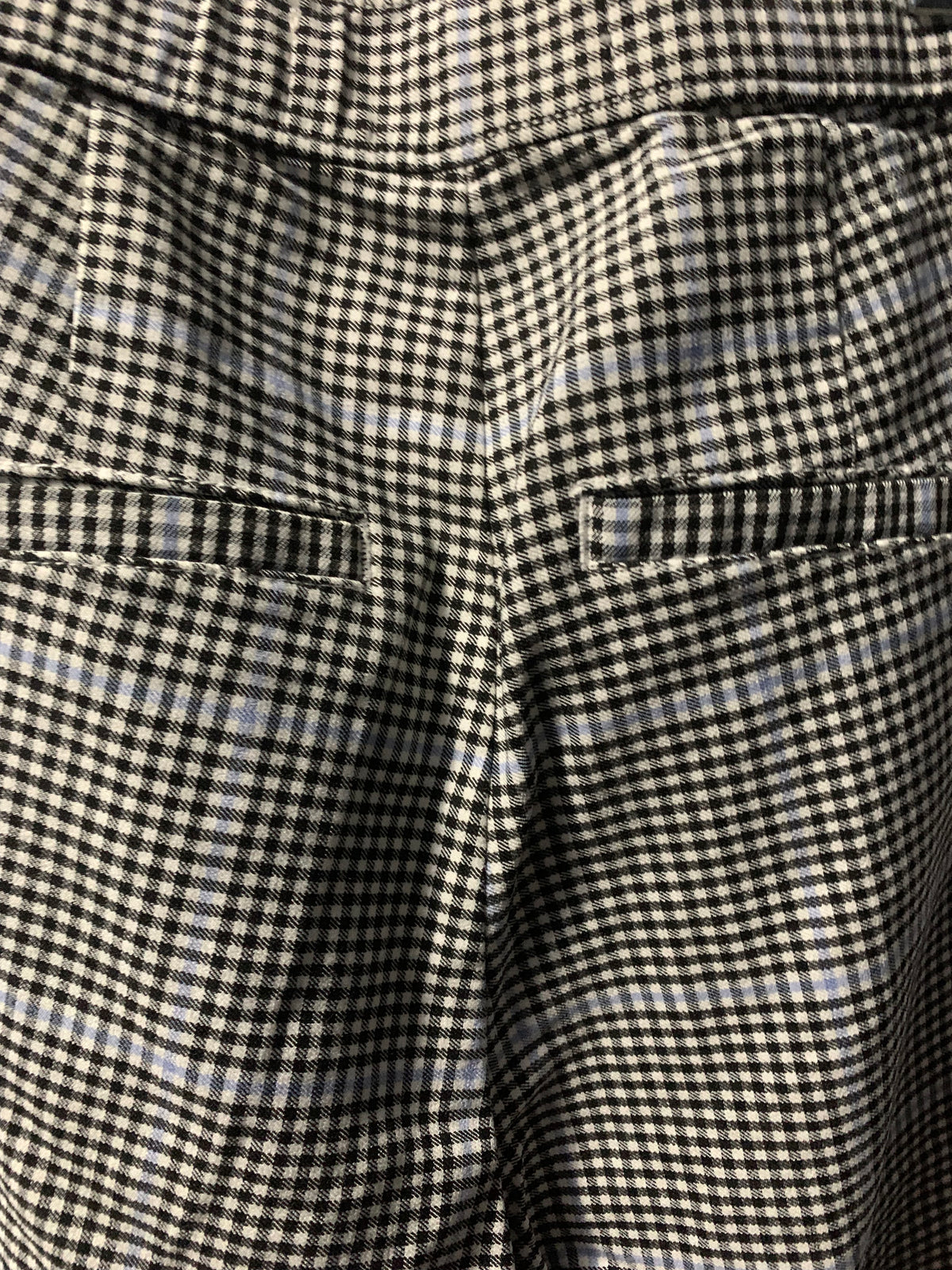 Hollister Co. ultra high rise white/black houndstooth pants in XS