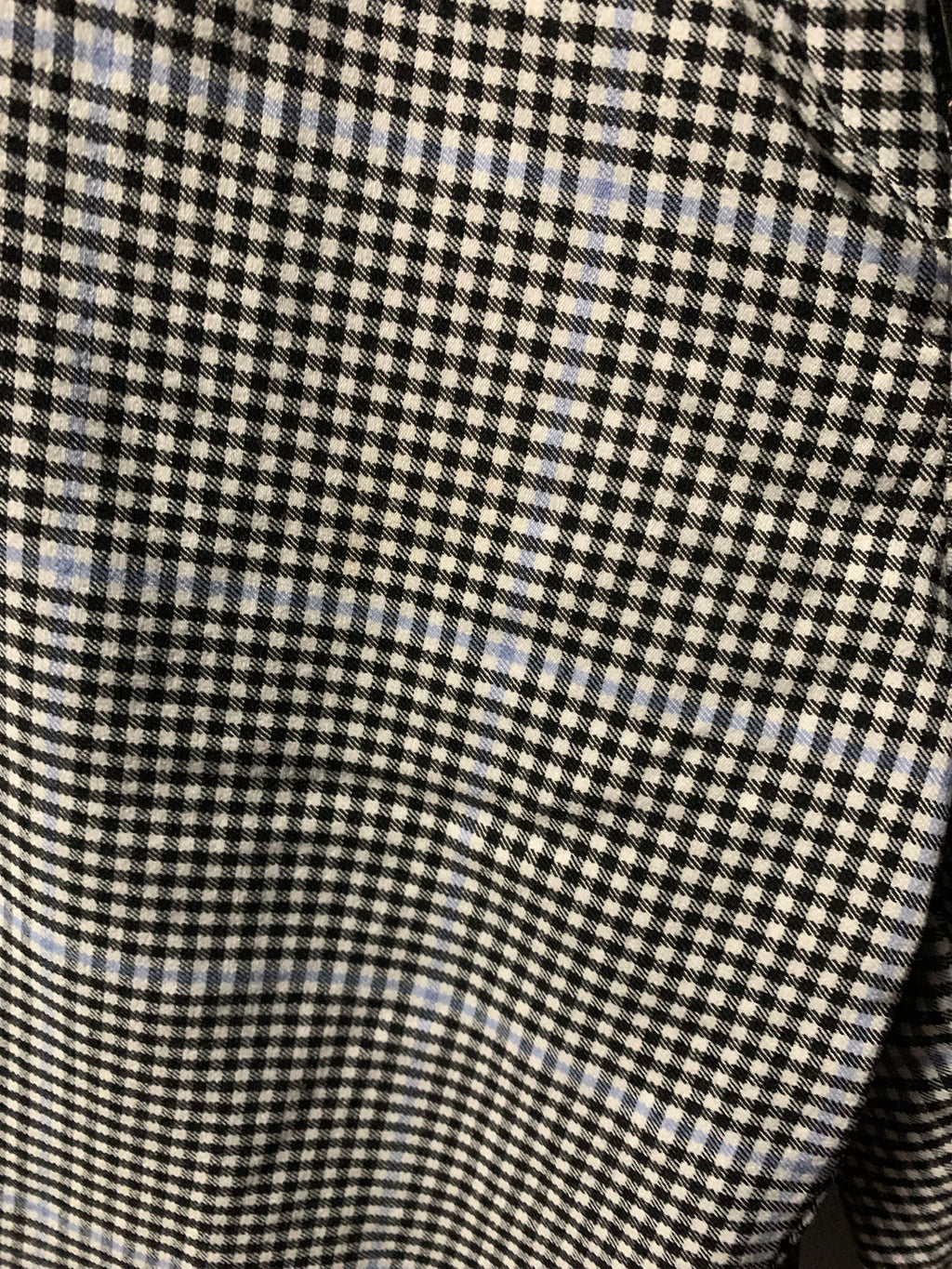 Hollister Co. ultra high rise white/black houndstooth pants in XS