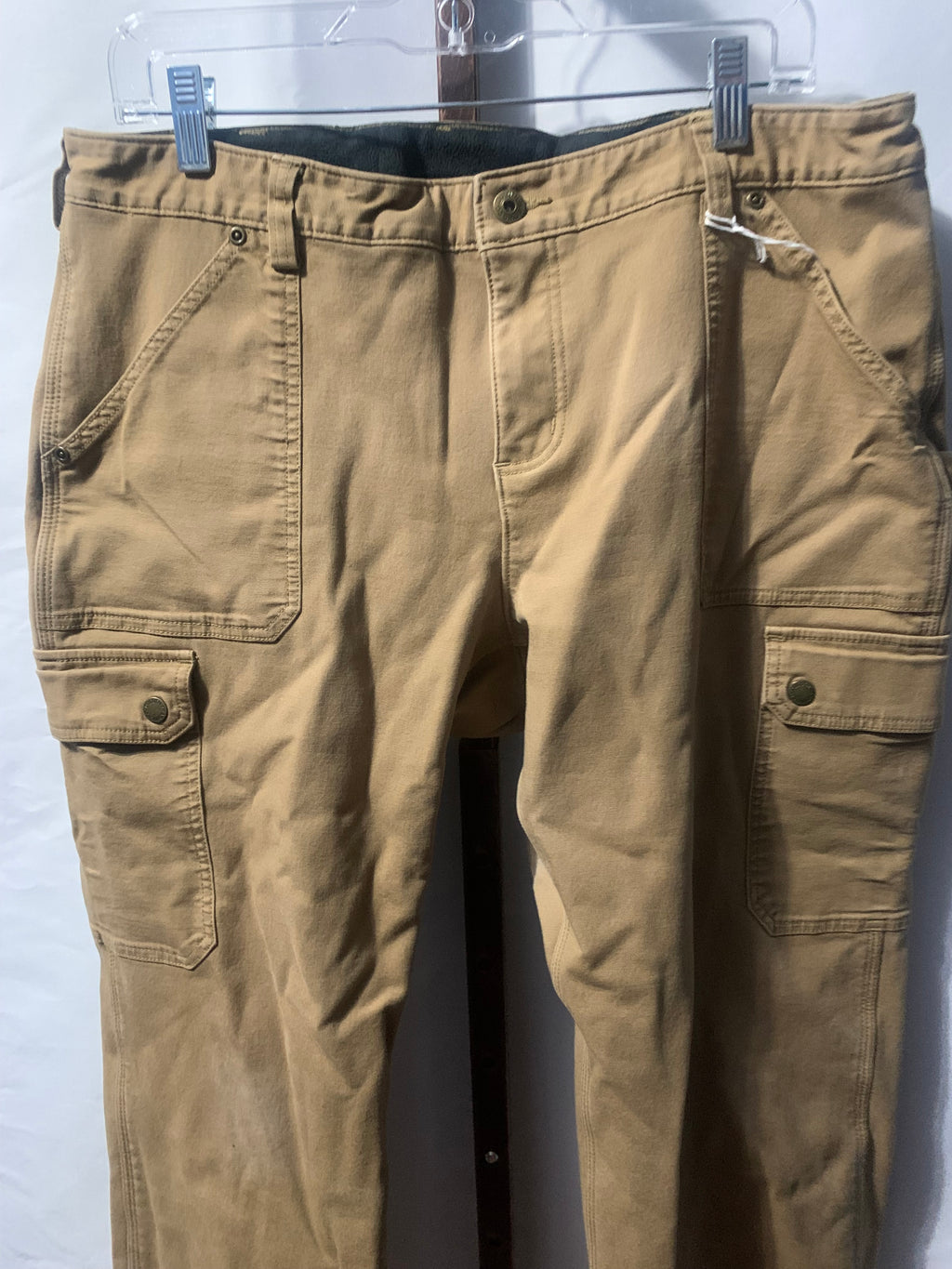 Duluth Trading Co. lined Tan Cargo Pants #cargo #outdoor