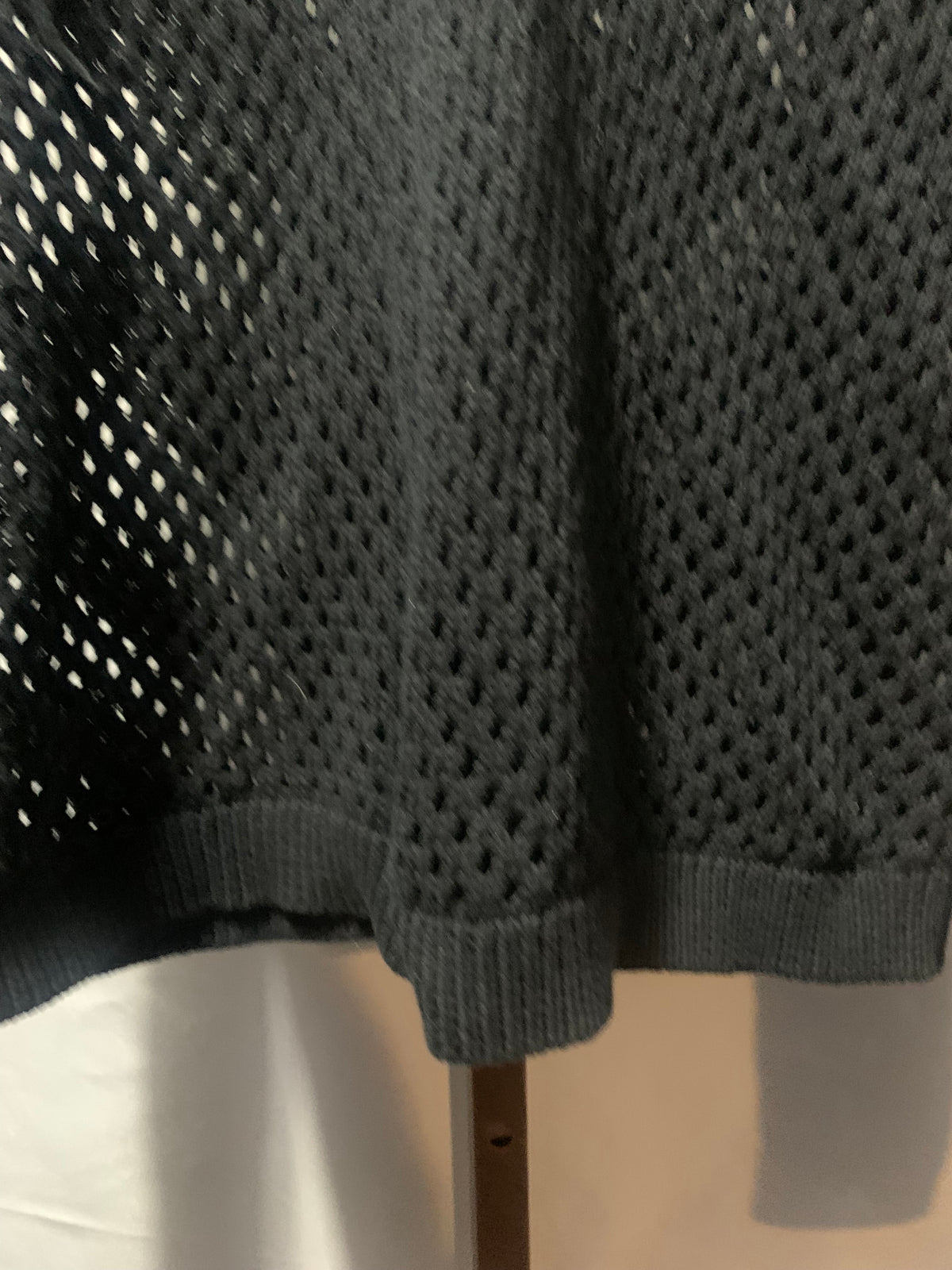 Calvin Klein Jeans Women's Open-Knit Crochet Hoodie Sweater