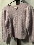 J.Crew light purple cable knit sweater in XS #jcrew #knitwear