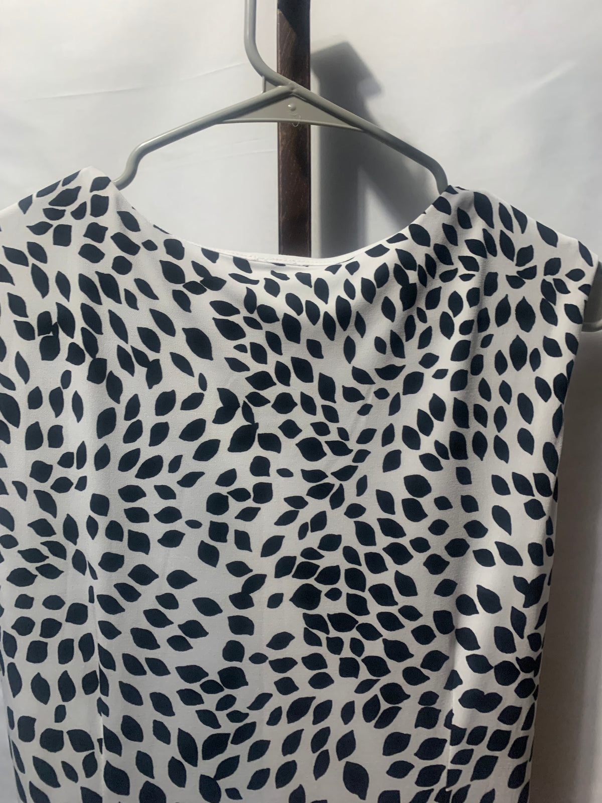 White House Black Market sleeveless cowl-neck sheath dress