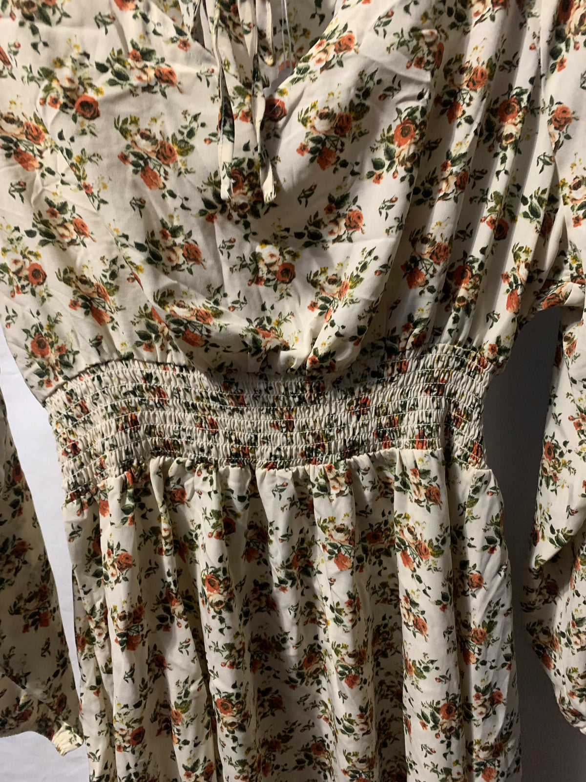 Justify floral mini dress with tie front detail in XL #floraldress #mini