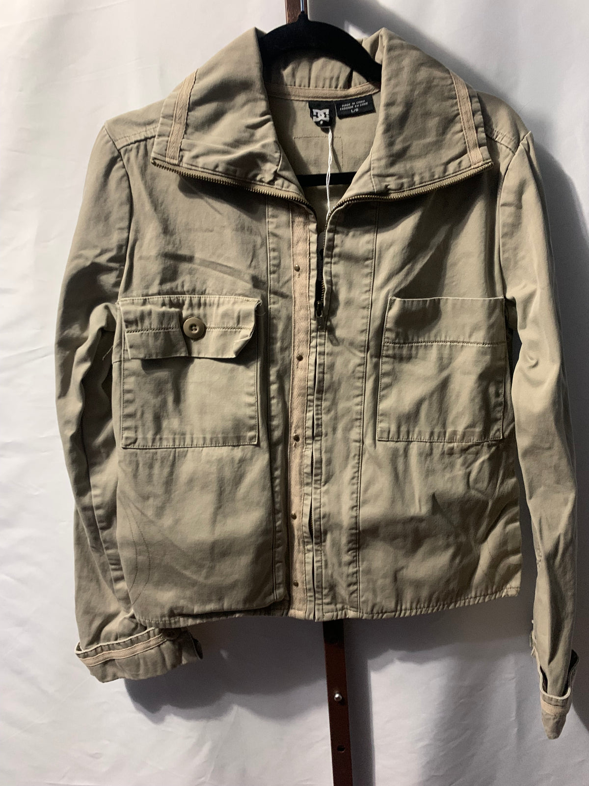 DC khaki jacket in size L