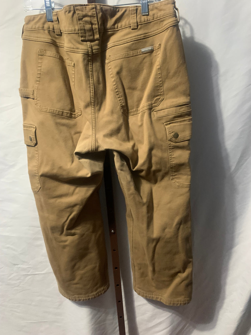 Duluth Trading Co. lined Tan Cargo Pants #cargo #outdoor