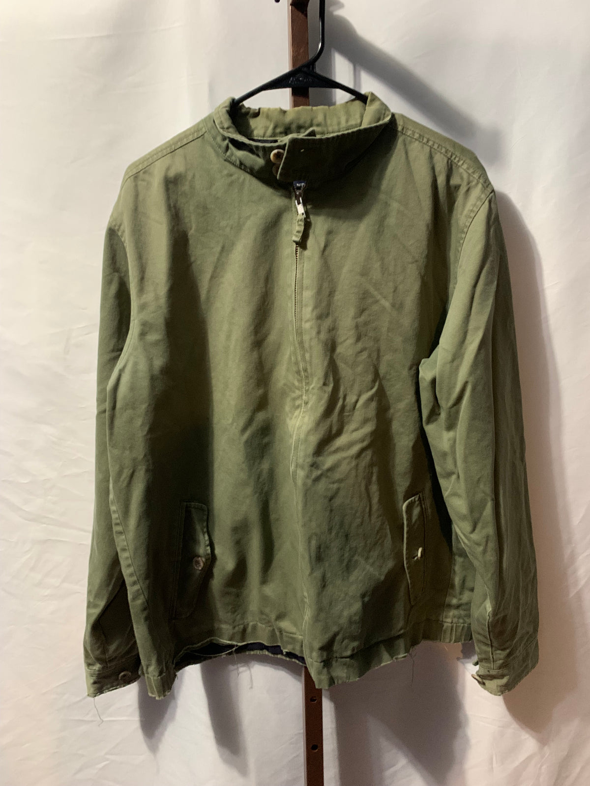 Lands' End olive green jacket sizeL 43/44 #outdoor